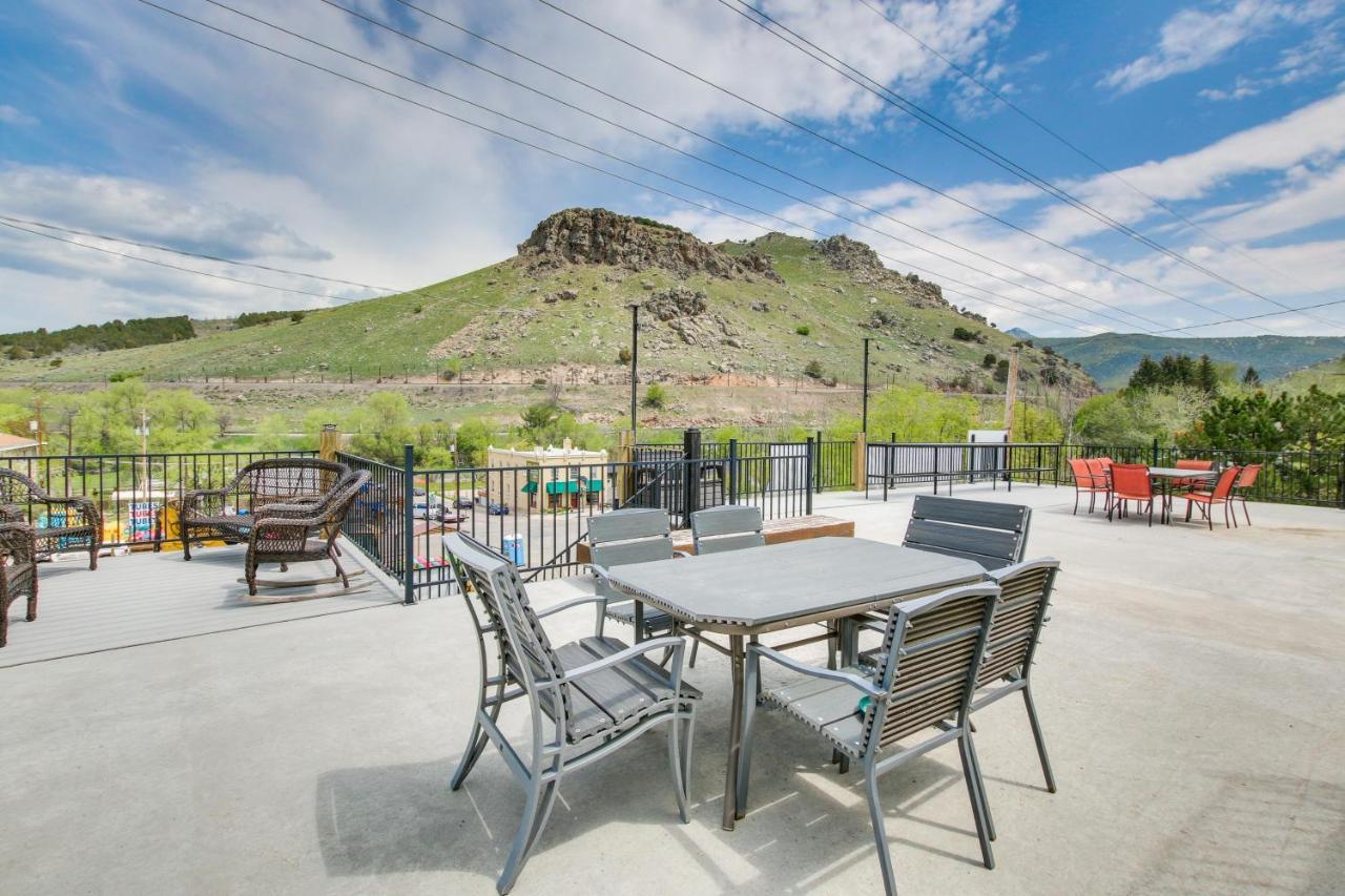 Central Lava Hot Springs Studio With Deck And Views! Екстер'єр фото